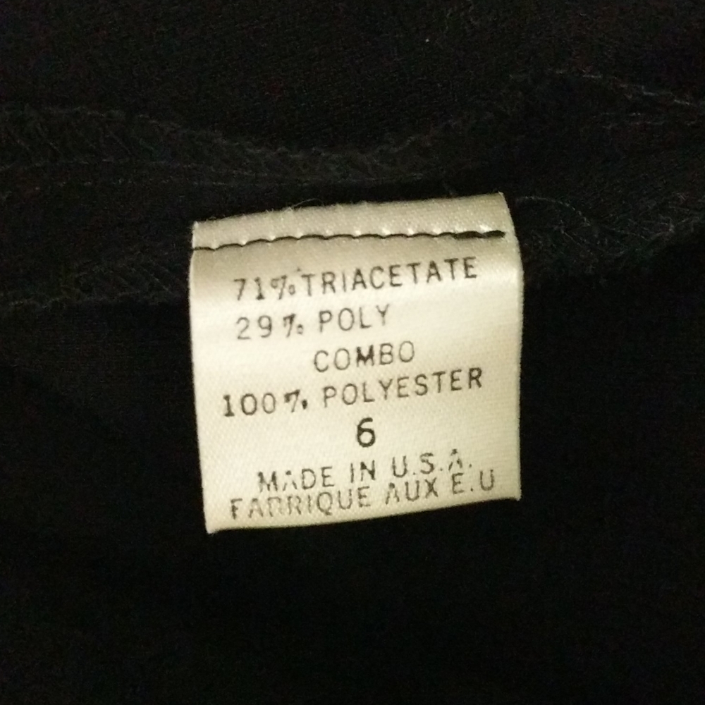 [Tahari] Black Midi Dress Circle Skater Flare - Picture 7 of 8